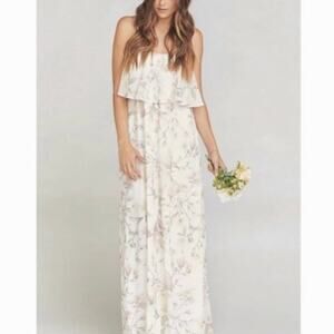 NEW Show Me Your Mumu Caitlin Floral Maxi Dress Size Small MSRP $178